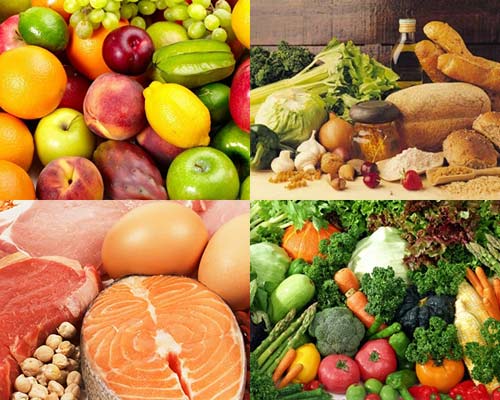 Bổ sung các dưỡng chất quan trọng cho cơ thể bằng rau xanh, trái cây... trong các  bữa ăn .
