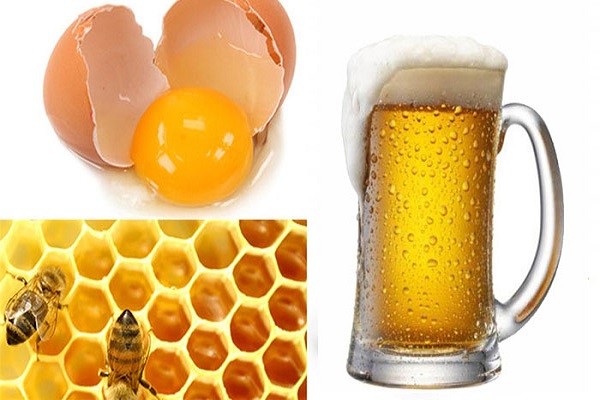 Công thức làm trắng da bằng bia, trứng gà và mật ong