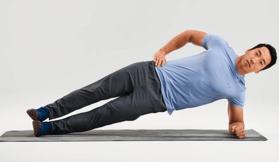 Tư thế tập Side Plank đúng